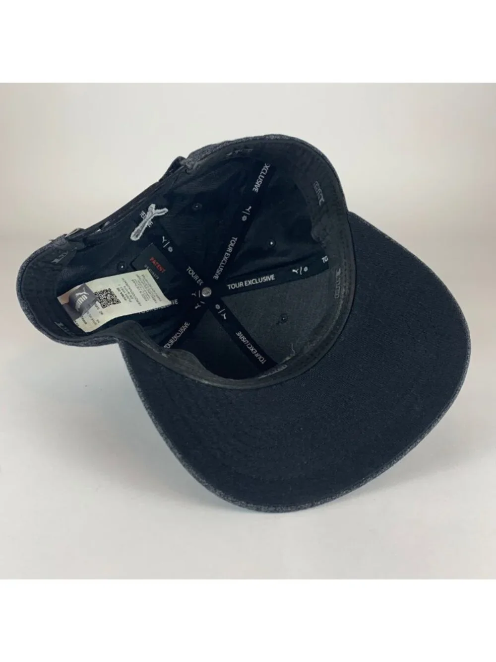 Puma Golf Mens Charcoal Gray Snapback Hat